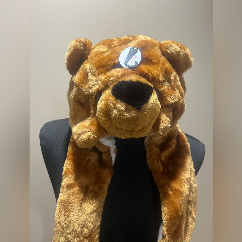 Emmelee for F.C. Cozy Tan Bear Hat